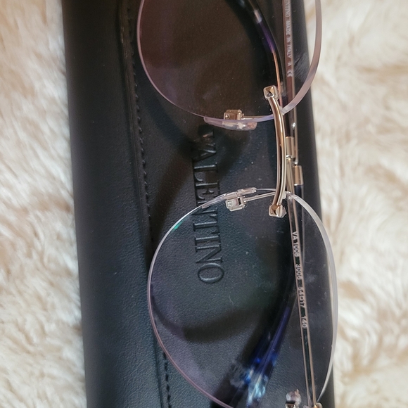Valentino Silver Rimless Glasses - Picture 6 of 10